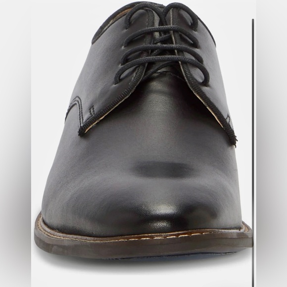NWB Vince Camuto Mens Lamson Oxford Cap Toe Leather BLK 8 MSRP $189 - Picture 4 of 11
